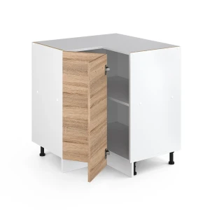 Eckunterschrank R-Line Sonoma 75.6 cm ohne Arbeitsplatte livinity®