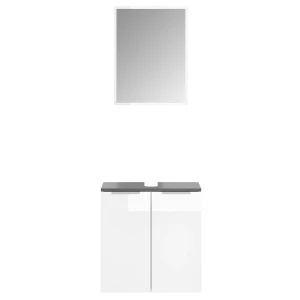 Meubles bain Otis Blanc 2 parties Vicco