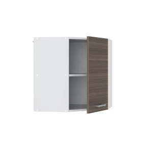 Eckhängeschrank R-Line Edelgrau 57 cm livinity®