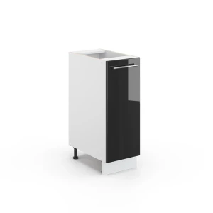 Midt skab Fame-Line Antracit højglans 30 x 82 cm uden bordplade Vicco