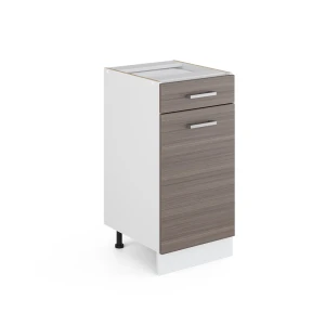 Küchenunterschrank R-Line Edelgrau 40 cm ohne Arbeitsplatte Vicco