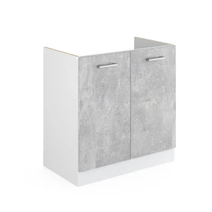Szafka pod zlew R-Line Beton 80 cm bez blatu roboczego Vicco
