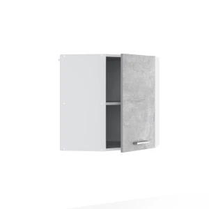 Eckhängeschrank R-Line Beton 57 cm livinity®