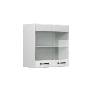 Szklana szafka kuchenna R-Line Biały domek wiejski 60 cm Vicco