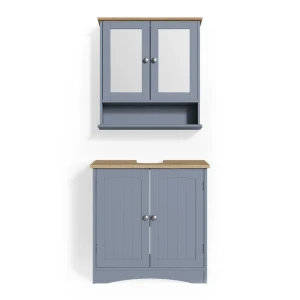 Bathroom furniture set Bianco Grey 2 parts Vicco
