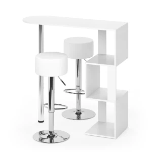 Barbordsæt Vincent Hvid 113 x 39.8 cm med 2 barstole Vicco
