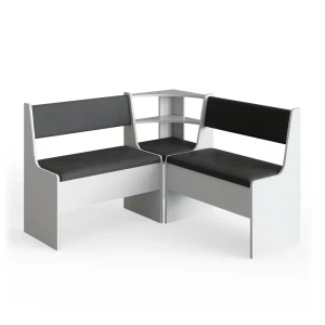 Spisestue-hjørnebænk Roman Hvid 120 x 120 cm Uden bord Vicco