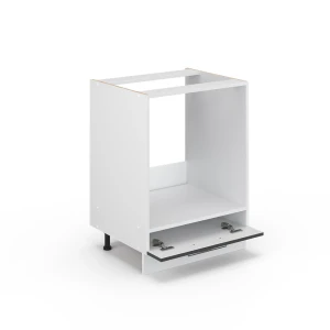 Herdumbauschrank Fame-Line Anthrazit Hochglanz 60 cm ohne Arbeitsplatte livinity®