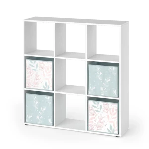 Rumdivider Nove Hvid 104 x 108 cm med 4 foldekasser opt.1 Vicco
