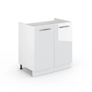 Vaskeskab Fame-Line Hvid højglans 80 x 82 cm uden bordplade Vicco