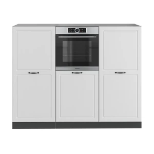 Køkkenenhed R-Line Hvidt landhus/antracit 180 cm uden bordplade Vicco