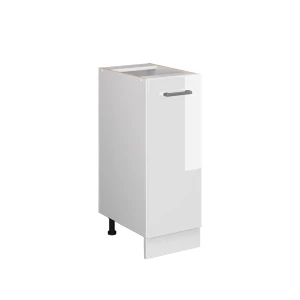 Meuble bas universel R-Line Blanc Haute brillance 30cm avec porte, sans PT Vicco