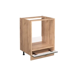 Herdumbauschrank Fame-Line Grün-Gold Landhaus 60 cm ohne Arbeitsplatte livinity®