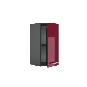 Hängeschrank R-Line Rot Hochglanz 30 cm livinity®