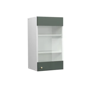 Køkkenskab med glas Fame-Line Grøn guld Country 40 cm Vicco
