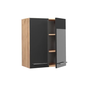 Hängeschrank Fame-Line Anthrazit Hochglanz 60 cm livinity®