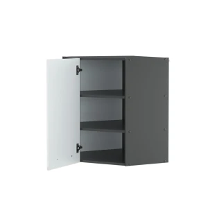 Eckhängeschrank Fame-Line Weiß Hochglanz 57 cm livinity®