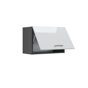 Hängeschrank R-Line Weiß Hochglanz 60 cm Flach livinity®