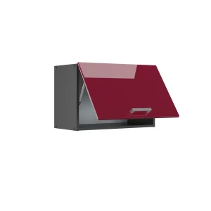 Hängeschrank R-Line Rot Hochglanz 60 cm Flach livinity®