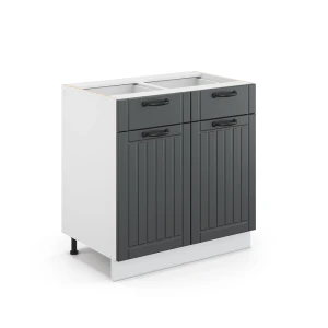 Badeværelsesskab Fame-Line Antracit 80 x 82 cm uden bordplade Vicco