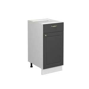 Midt skab Fame-Line Antracit-guld 40 x 82 cm uden bordplade Vicco