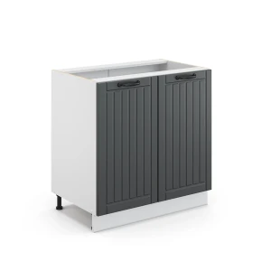 Midt skab Fame-Line Antracit 80 x 82 cm med hylde, uden bordplade Vicco