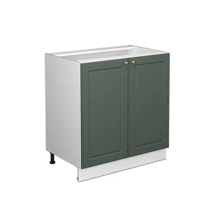 Midt skab Fame-Line Grøn guld Country 80 x 82 cm med hylde, uden bordplade Vicco