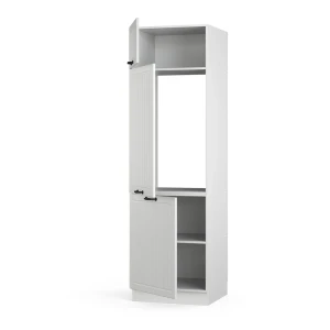 Kühlumbauschrank Fame-Line Weiß Landhaus 60 cm livinity®