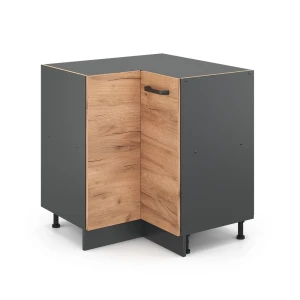 Hjørneskab R-Line Gold power oak 75.6 cm uden bordplade Vicco
