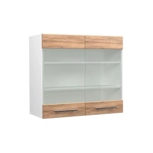 Køkkenskab med glas Fame-Line Gold power oak 80 cm Vicco