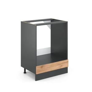 Komfurindbygningsskab R-Line Gold power oak 60 cm uden bordplade Vicco