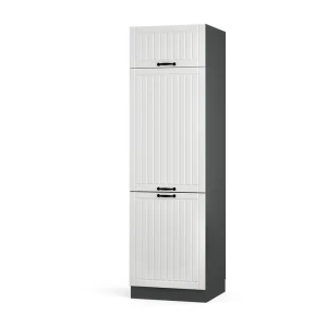 Køleskabsindbygningsskab Fame-Line Hvid landhus 60 cm Vicco