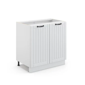 Midt skab Fame-Line Hvid landhus 80 x 82 cm med hylde, uden bordplade Vicco