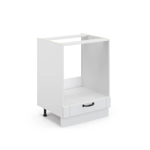 Herdumbauschrank Fame-Line Weiß Landhaus 60 cm ohne Arbeitsplatte Vicco