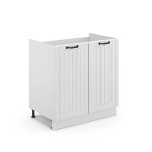 Vaskeskab Fame-Line Hvid landhus 80 x 82 cm uden bordplade Vicco