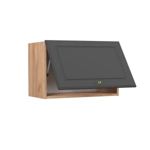Hängeschrank Fame-Line Anthrazit-Gold 60 cm Flach livinity®