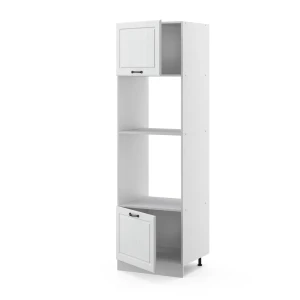 Mikrowellenschrank R-Line Weiß Landhaus 60 cm livinity®