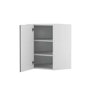 Eckhängeschrank Fame-Line Anthrazit Landhaus 57 cm livinity®