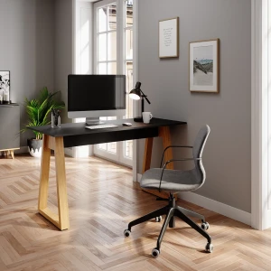 Schreibtisch Nautica Anthrazit 138 x 60 cm livinity®