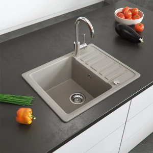Spülbecken  Beige 57.5 x 46 cm mit Trockenplatz Bergström
