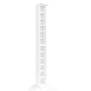 CD-hylde  Hvid 21 x 183.6 cm Stort sæt med 2 stk. Vicco
