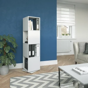 Drehregal  Weiß 35.2 x 144.2 cm livinity®