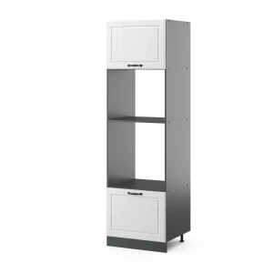 Mikrobølgeovnsskab R-Line Hvid landhus 60 cm Vicco