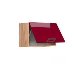 Hängeschrank R-Line Rot Hochglanz 60 cm Flach livinity®