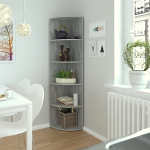 Eckregal Ecki Beton 40 x 180 cm livinity®
