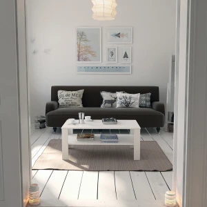 Couchtisch  Weiß 100 x 60 cm livinity®