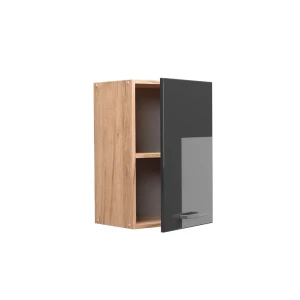 Hängeschrank R-Line Anthrazit Hochglanz 40 cm livinity®