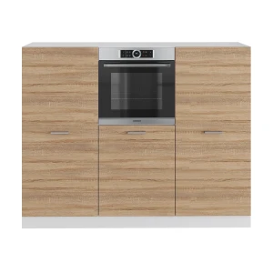 Küchenblock R-Line Sonoma/Weiß 180 cm ohne Arbeitsplatte Vicco