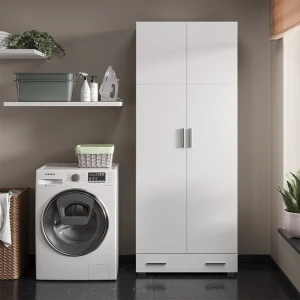Aktenregal Ingo Weiß 80 x 182.4 cm mit Schublade livinity®