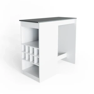 Bartabel Ross Hvid/antracit 115 x 50 cm Vicco